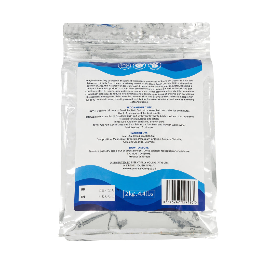 DEAD SEA SALT IMPORTED  (Coarse Maris Sal)