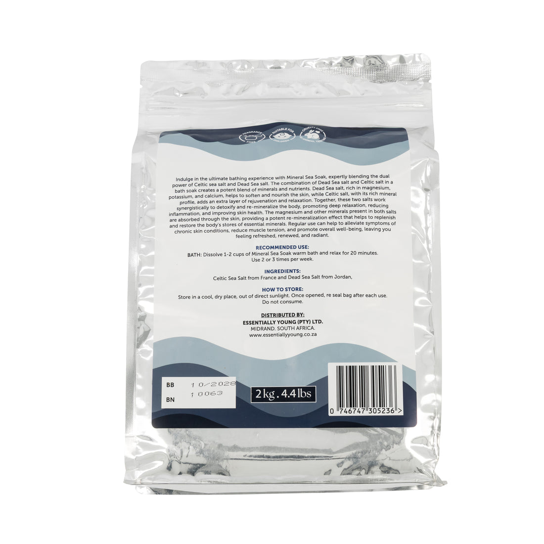 MINERAL BATH SOAK (dead sea & celtic salt combo) 2kg