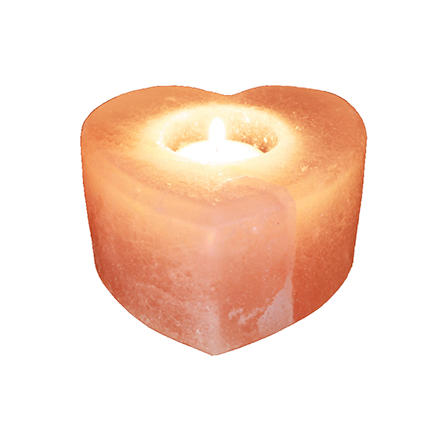 Himalayan Salt Heart Candle Holder