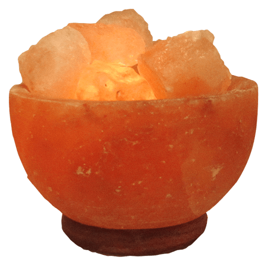 Himalayan Fire Bowl Salt Lamp | Large (5-7 Kg)