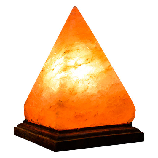 Himalayan Pyramid Salt Lamp | Pink | Large