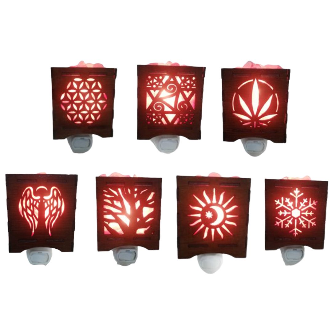 Wooden Natural Night light Salt lamps